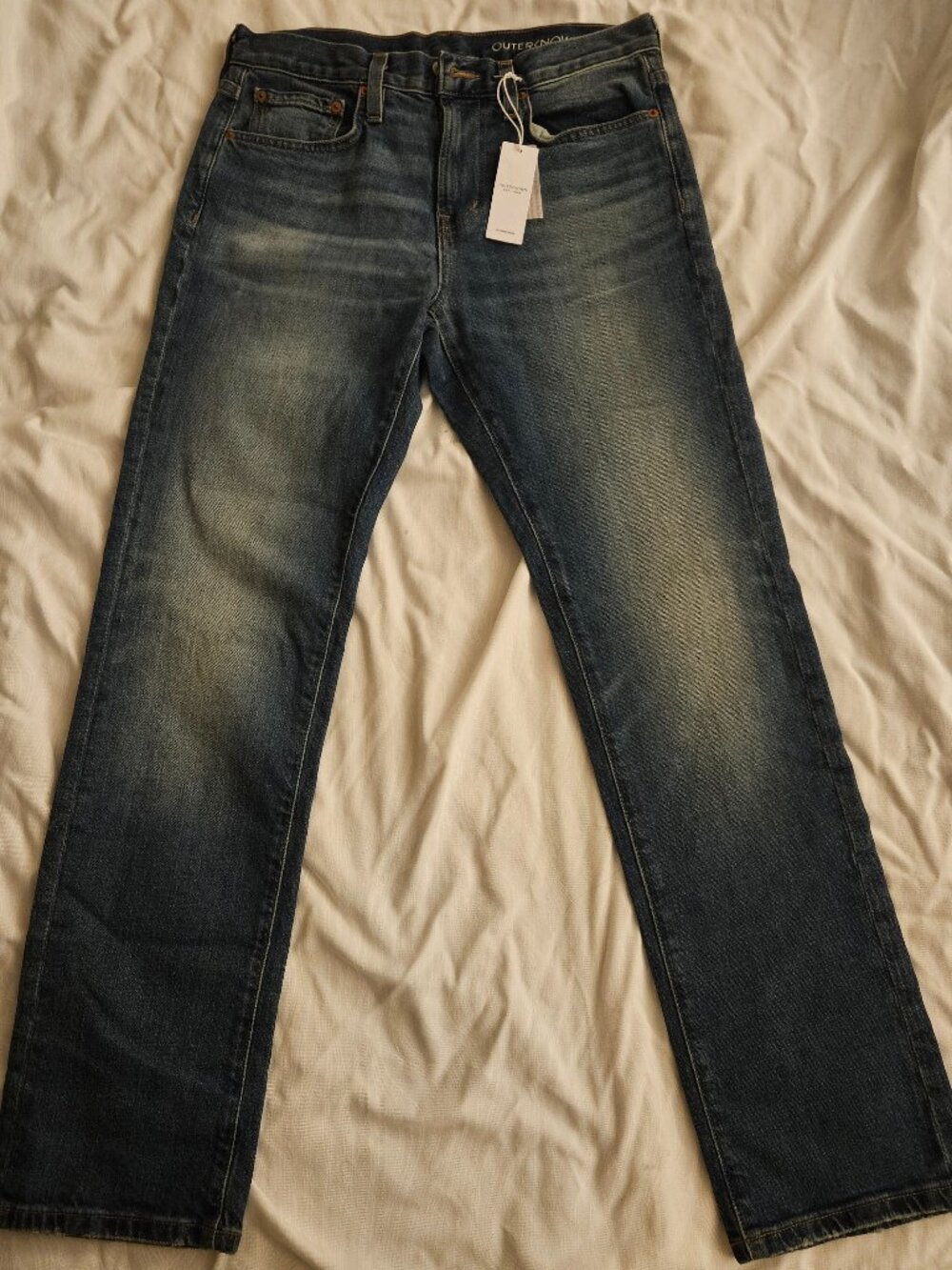 Outerknown S.E.A. Mens Jeans Local Straight Fit 29 x 30 MSRP $148 Blue NWT SEA